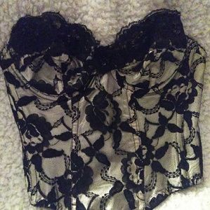 Victoria's Secret floral lace corset 34A